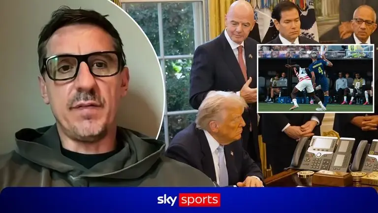 世界杯2026：特朗普称他已致电国际足联主席，要求审查巴洛贡的红牌禁赛