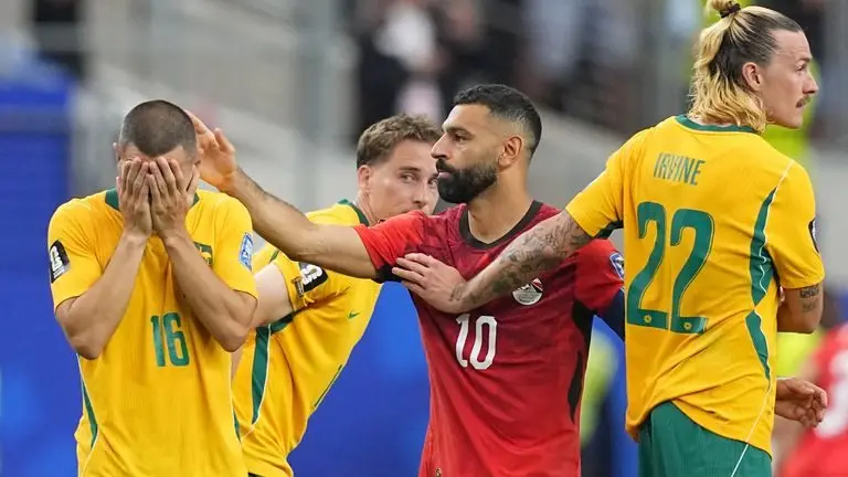 2026年世界杯：澳大利亚1-1埃及（点球2-4） - 点球大战戏剧性送穆罕默德·萨拉赫等人晋级16强